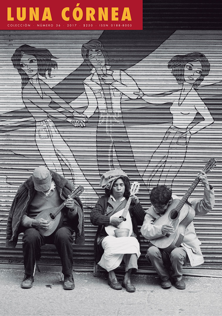 Músicos ciegos. Calle 5 de Mayo, Centro Histórico, ciudad de Puebla, 25 de marzo de 1977.