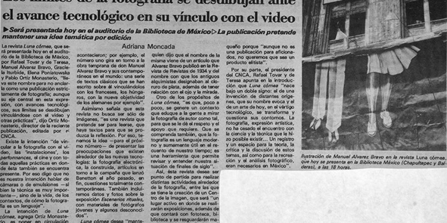 Los límites de la fotografía se desdibujan ante el avance tecnológico en su vínculo con el video, por Adriana Moncada / unomásuno
